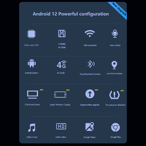 ระบบลีนุกซ์4G WiFi GPS นำทาง1000กันน้ำระบบ Android รถจักรยานยนต์ทนทานกันน้ำ - Product Image 3
