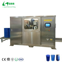 GSS Smart 200 L Tambour Semi-Automatique Corrosif Nitrique Sulfurique Acide chlorhydrique Lye Liquide Chimique Remplissage Machine de Conditionnement