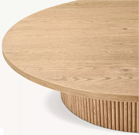 Table basse circulaire RH Mulholland Road, table de salon moderne de haute qualité pour villa et hôtel, mobilier de salon
