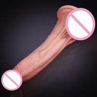 Fabricantes al por mayor Control remoto Dildos pene largo pene grande enorme realista telescópico consolador vibrador para mujeres