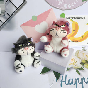 Nuevo Llavero de Peluche de 12 CM, Figura de Gato Lucifer <span class=keywords><strong>Cenicienta</strong></span> Figaro, Muñeco de Peluche para Máquina de Agarrar - Product Image 2