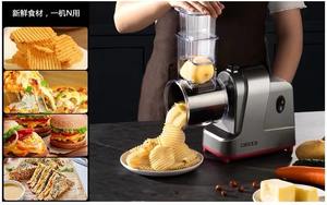 Picadora SMaker, Electrodomésticos <span class=keywords><strong>de</strong></span> Cocina Caseros, Ralladores, Trituradores, Rebanadores, Picadora Eléctrica Automática <span class=keywords><strong>de</strong></span> Frutas y Verduras para Ensaladas - Product Image 5