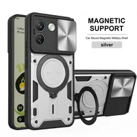 Coque antichoc avec anneau magnétique pour Xiaomi Redmi Note 17 Pro Max Note17 Pro Plus 5G, protection d'objectif, Capa Funda