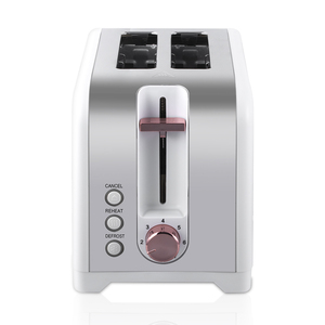 Température réglable <span class=keywords><strong>Blanc</strong></span> haute qualité ménage 2 Trancheuse Pain Grille-pain Petit-pain Grille-pain - Product Image 3