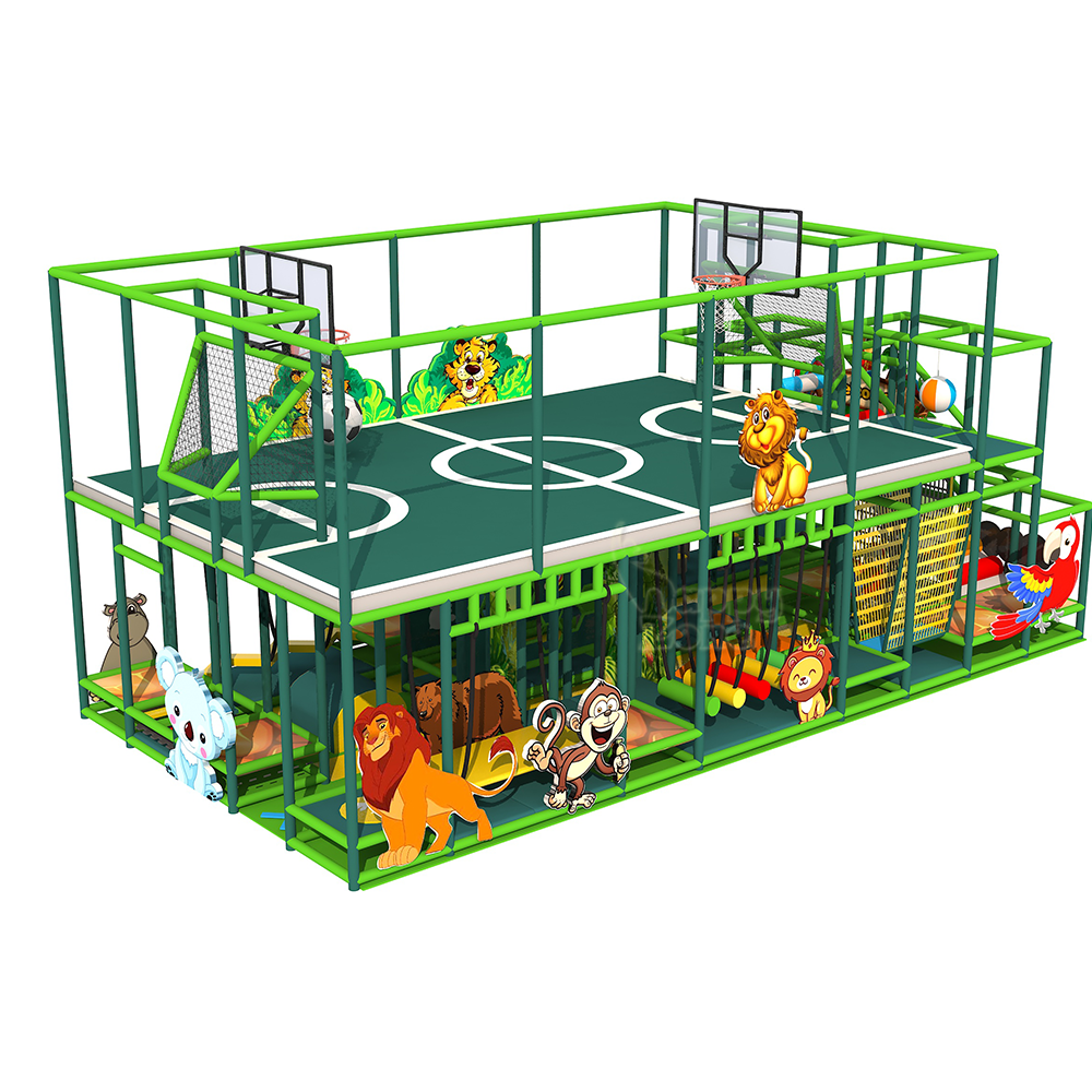 Indoor Kids Mini Playground Equipment Kids Soft Play Area , Soft Kids Ninja, Jungle Gym with Fun Maze for sale 78sqm.