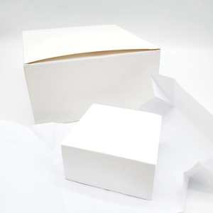 White Square Paper <b>Gift</b> <b>Boxes</b> for Craft and Packaging - Product Image 3