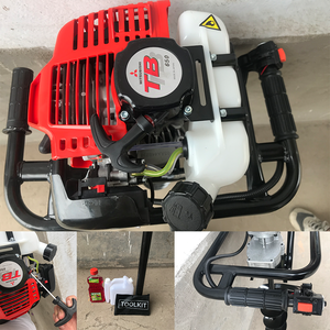 공장 가격 굴삭기 굴삭기 농장 울타리 심기를위한 전기 가솔린 손 토양 굴착 기계 - Product Image 6