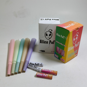 Người Ngoài Hành Tinh Phun Màu Trắng Kết Hợp Màu Filtri Carboni attivi 6Mm Thuốc Lá Filtre Khói Phụ Kiện Biểu Tượng Tùy Chỉnh Than Hoạt Tính Lọc Lời Khuyên - Product Image 1