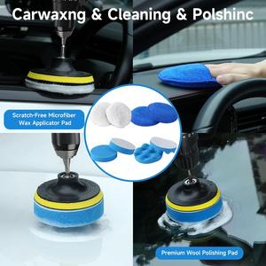 Kit Profesional de Detallado de Autos Moissic con Lavador de Autos, Telas de Microfibra, Herramienta de Limpieza de Parabrisas y Caja de Almacenamiento - Product Image 6