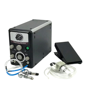 Machine de gravure pneumatique à double tête Yunqingtech pour bijoux, outils et équipements de bijouterie, machines de gravure manuelles pneumatiques - Product Image 6