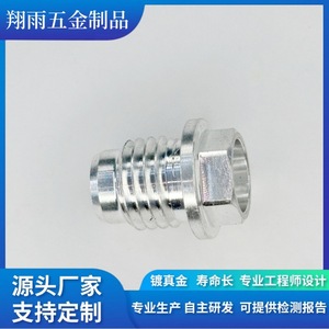 Aluminum Automotive Parts Car Accessories Metal Plugs Turning Machining Finishing 20mm <b>Max</b> Diameter 80mm Length - Product Image 2