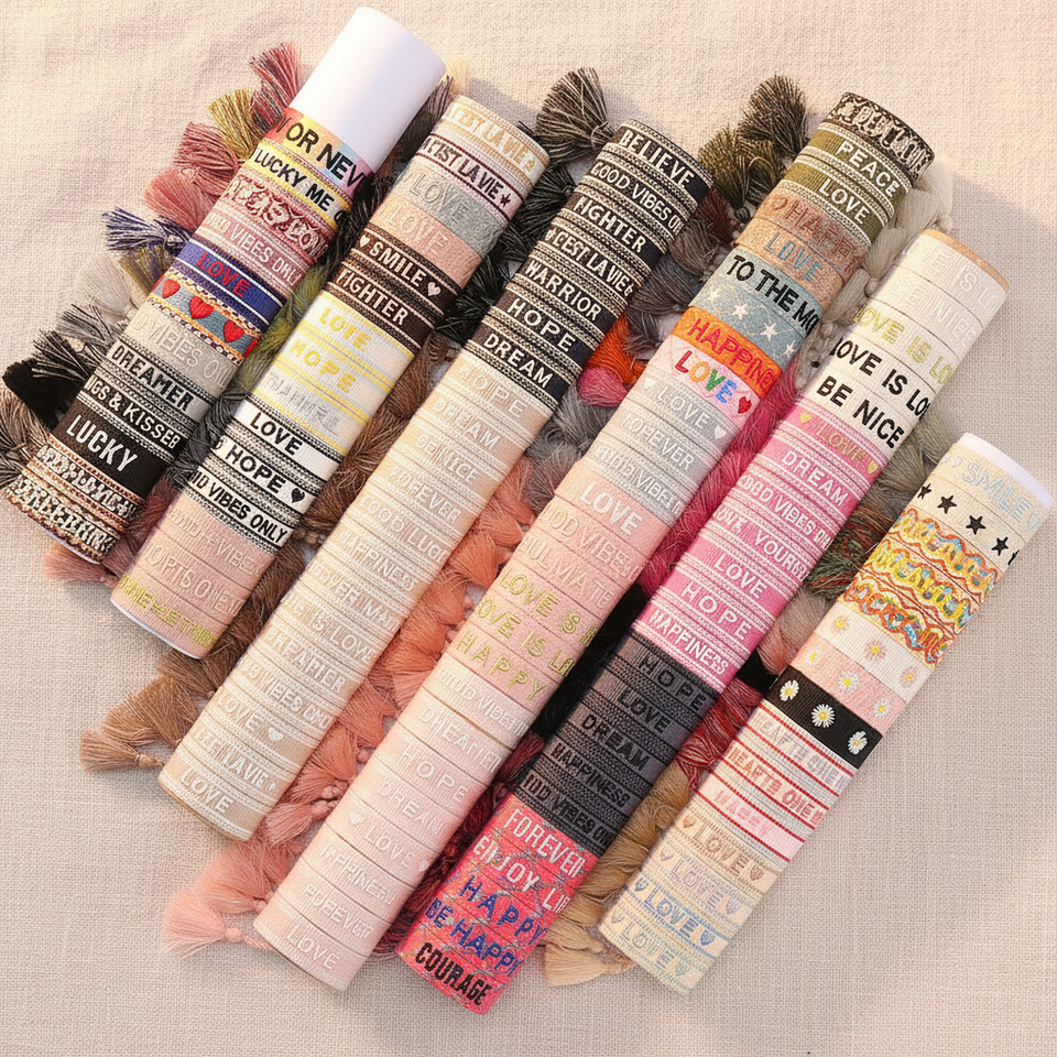 Custom Woven Tassel Bracelets for Women - Bohemian Style Fashion Jewelry