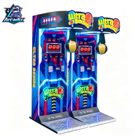 Machine de jeu d'arcade de boxe à monnayeur, machine de boxe électronique à prix d'usine, machine de boxe à monnayeur avec système de récompense