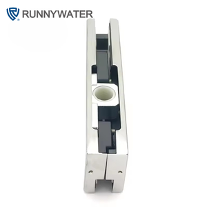 Регулируемая верхняя накладка из нержавеющей стали для стеклянных дверей, прямые поставки с завода - Product Image 2