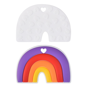 Đồ Chơi Gặm Mọc Răng Mềm Hình Cầu Vồng Silicone An Toàn Cho Bé Cấp Thực Phẩm - Product Image 4