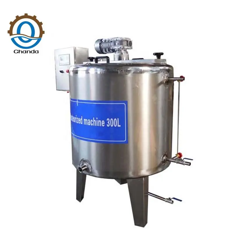 Automatic Liquid Milk Ice Cream Pasturization Machine 50-500L Pasteurizer