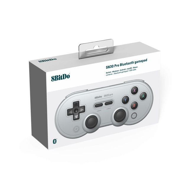 Wireless for 8Bitdo SN30 Pro Gaming Controller for for PC IOS/Android-Programmable Buttons Six-axis Gyroscope