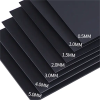 Cartón Negro Liso de 70 * 100 cm, 110-350 g/m², Hojas/Rollo para Cajas de Embalaje, Álbumes de Fotos, Etiquetas de Ropa, Bolsas