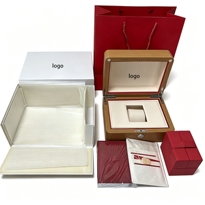 Caja de Madera de Marca de Fábrica, Caja de Reloj Personalizada, Caja de Regalo Cuadrada de Lujo - Product Image 1