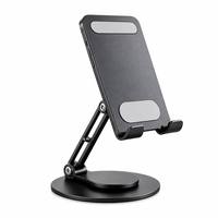 Support de téléphone ergonomique pour bureau, support de tablette peu encombrant pour les essentiels du télétravail, support métallique pliable, prix de gros usine Chine