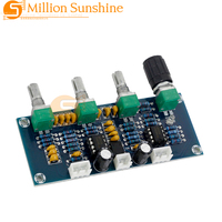 XH-A901 NE5532 Ton Kartı Preamp Pre-amplifikatör, Tiz Bas Ses Ayarı ile Amplifikatör Kartı için Ön-amplifikatör Ton Kontrol Cihazı