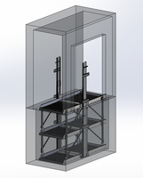 Vente directe usine : Système de stationnement hydraulique en fosse en acier pour 2/4 véhicules, élévateur empileur de voitures pour sous-sol, certifié CE