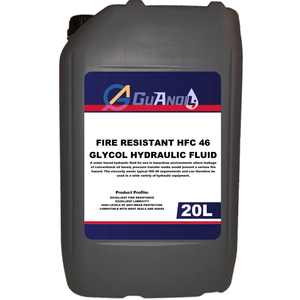 Bán buôn chống cháy nước Glycol chất lỏng thủy lực ISO 46 20L 5gal nước cơ sở tổng hợp chống cháy ashless HFC dầu thủy lực - Product Image 2
