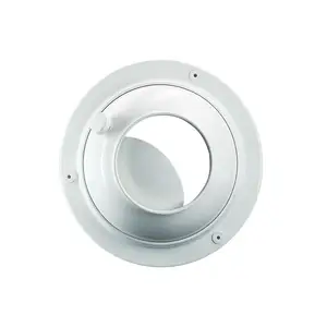 HVAC White Powder Coated Aluminum Interior Supply Vent Ceiling Eyeball Jet Nozzle Diffuser