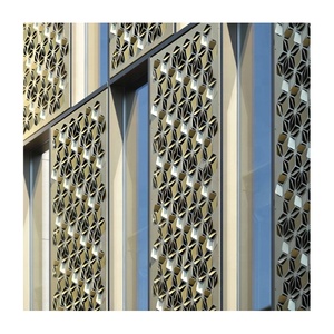 Revestimiento <span class=keywords><strong>de</strong></span> Aluminio Pvdf para <span class=keywords><strong>Fachadas</strong></span> Exteriores <span class=keywords><strong>de</strong></span> <span class=keywords><strong>Casas</strong></span> Modernas, Pantalla Metálica, Panel <span class=keywords><strong>de</strong></span> Aluminio para <span class=keywords><strong>Fachadas</strong></span>, Paredes Exteriores, Paneles Perforados - Product Image 3