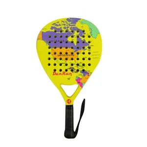 Oem Goedkope Ontwerp Multi-color Eva Core Carbon Fiber Paddle Racket Padel