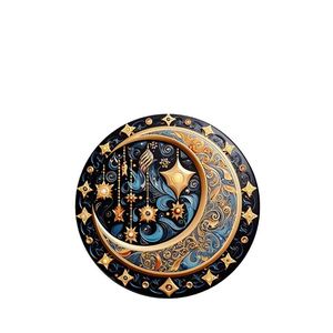 Custom Acrylic Round <b>Decorative</b> Pendant <b>Retro</b> Color Custom Pattern Car Home <b>Decoration</b> Pendant - Product Image 5