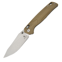 Couteau de camping tactique pliable fait à la main manche G10 lame en acier D2 personnalisable OEM survie Bowe extérieur acier damas bricolage EDC