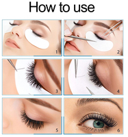 Patchs de gel hydrogel tendance OEM pour les yeux, nourrissants, anti-poches et anti-cernes, pour extensions de cils