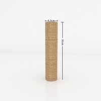 Rascador para Gatos de Madera Maciza con Poste de Sisal, Percha, Bola Colgante, Túnel Oculto y Juguete de Madera para Afilar Garras, Venta al por Mayor