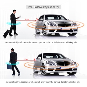 Universal PKE Passive Keyless Entry Remote Engine Start Compatible With OEM <b>Push</b> Button Start <b>Car</b> Alarm System - Product Image 5