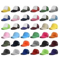 Conception personnalisée Casquette en maille Casquette de baseball réglable en polyester pour étudiants hommes adultes Casquette légère style relaxation