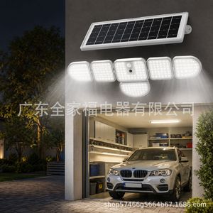 Solar <b>LED</b> <b>Light</b> 120 Degree Beam Angle White <b>Light</b> Outdoor Garage Lighting With <b>Motion</b> <b>Sensor</b> Waterproof Design - Product Image 4