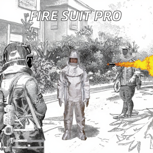 Traje de tiroteo de proximidad aluminizado <span class=keywords><strong>para</strong></span> <span class=keywords><strong>bomberos</strong></span> Producto a buen precio - Product Image 2