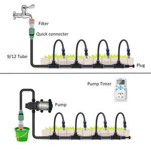 ระบบฉีดน้ำทองแดงสำหรับสวน ยี่ห้อ Garden Yard พร้อมหัวฉีดพ่นหมอกแบบโค้งงอได้ 360 องศา ชุดระบบน้ำหยดสำหรับสวน - Product Image 4