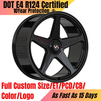 Rines de Aleación Monobloque VeroX Forjados a Medida de 18 19 20 21 22 23 Pulgadas 5x112 5x120 Cóncavos Profundos para Porsche BMW Mercedes Dodge