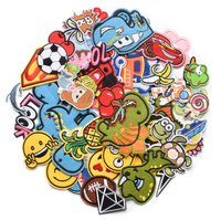 Patch brodé personnalisé à motifs de dessins animés, thermocollant et à coudre, souple et facile à appliquer pour vêtements, sacs, chapeaux, décoration DIY