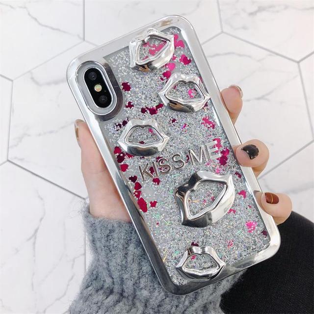 Wholesale New Mobile Accessories All-inclusive Quicksand Mobile Phone Case for iPhone X