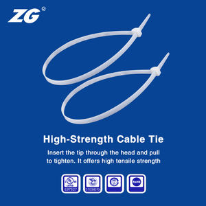 KSS CV-280Z ล็อกตัวเองสายไนล่อน66สายรัดยืดหยุ่นได้สำหรับสายนำเข้าเพื่อรับรอง - Product Image 2