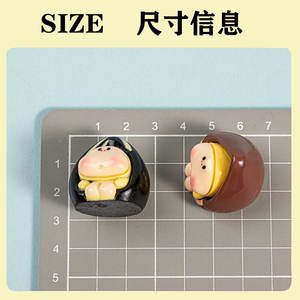 Creativo Micro paisaje escritorio Micro paisaje <span class=keywords><strong>Cub</strong></span> DIY joyería lindo melón semilla colgante tridimensional dibujos animados Navidad - Product Image 2