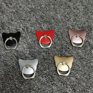 Gato oso trébol cuadrado redondo ovalado agarre de plástico gancho soporte de anillo de teléfono celular soporte de dedo - Product Image 3