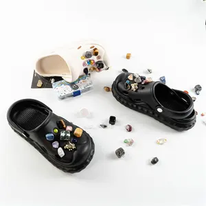 थोक थोक प्यारा आकर्षण क्रॉक्स डिजाइन जूते सहायक उपकरण मैनुअल मोज़ेक जूते बच्चों के लिए DIY
