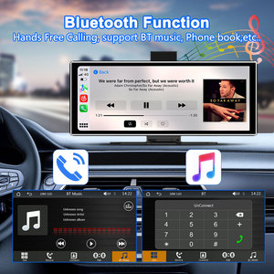 Nhà Máy Bán buôn 11.26 HD xe thông minh màn hình chơi 4K1080p ống kính kép đài phát thanh hệ thống âm thanh MP5 Máy nghe nhạc Dash Cam Android Carplay - Product Image 5