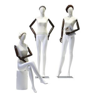 Accesorios de tienda de ropa de gama alta Maniquíes femeninos de pie de cuerpo completo <span class=keywords><strong>para</strong></span> exhibición de ventana Maniquíes ficticios - Product Image 5