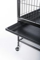 Cage pour frettes en fer noir économique, design carré écologique, pour petits animaux, chats et hamsters