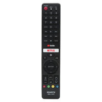 Télécommande universelle HUAYU RM-L1678 pour téléviseurs, en ABS, avec 2 piles AAA, code fixe, compatible Aquos et téléviseurs intelligents LED/LCD